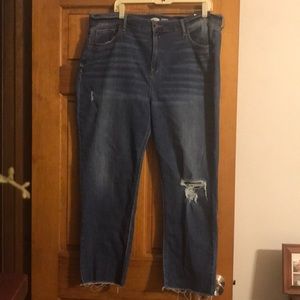 Old Navy woman’s perfectly straight ankle jeans